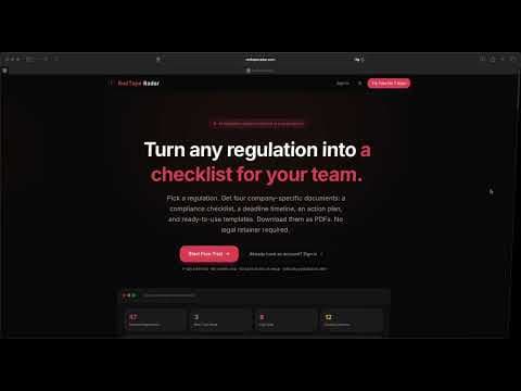 RedTape Radar