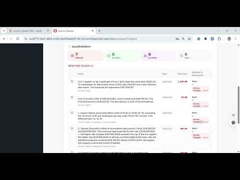 Invoice Checker